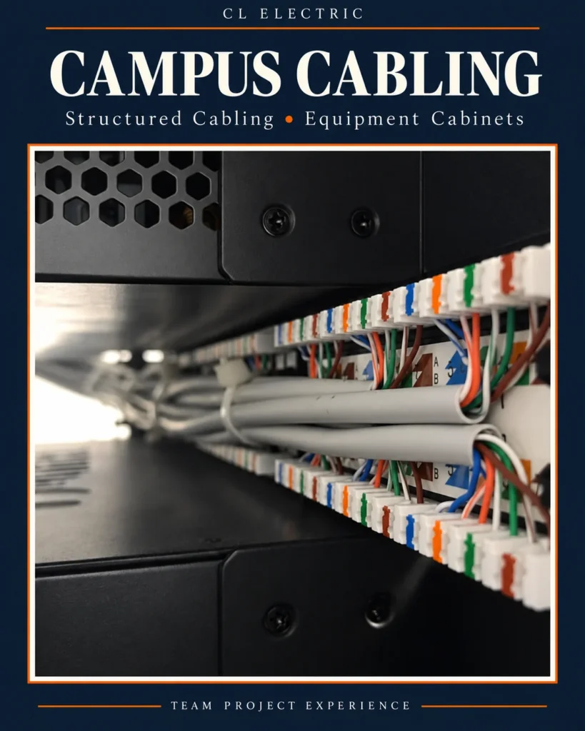 CL Cover 410 — University Campus: Structured Cabling and Equipment Cabinets
