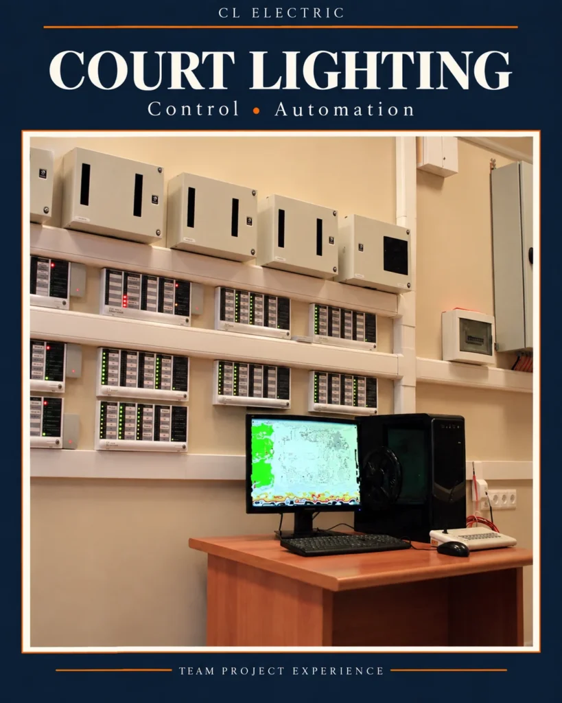 CL Cover 413 — Sports Park: Court Lighting Control and Automation
