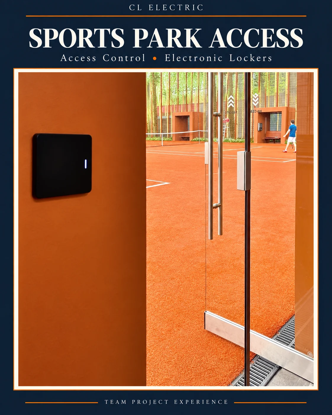 Designed project cover: Sports Park: Access Control and Electronic Lockers