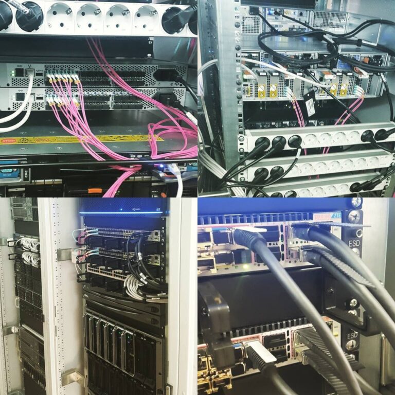 Server and storage equipment from previous team project experience