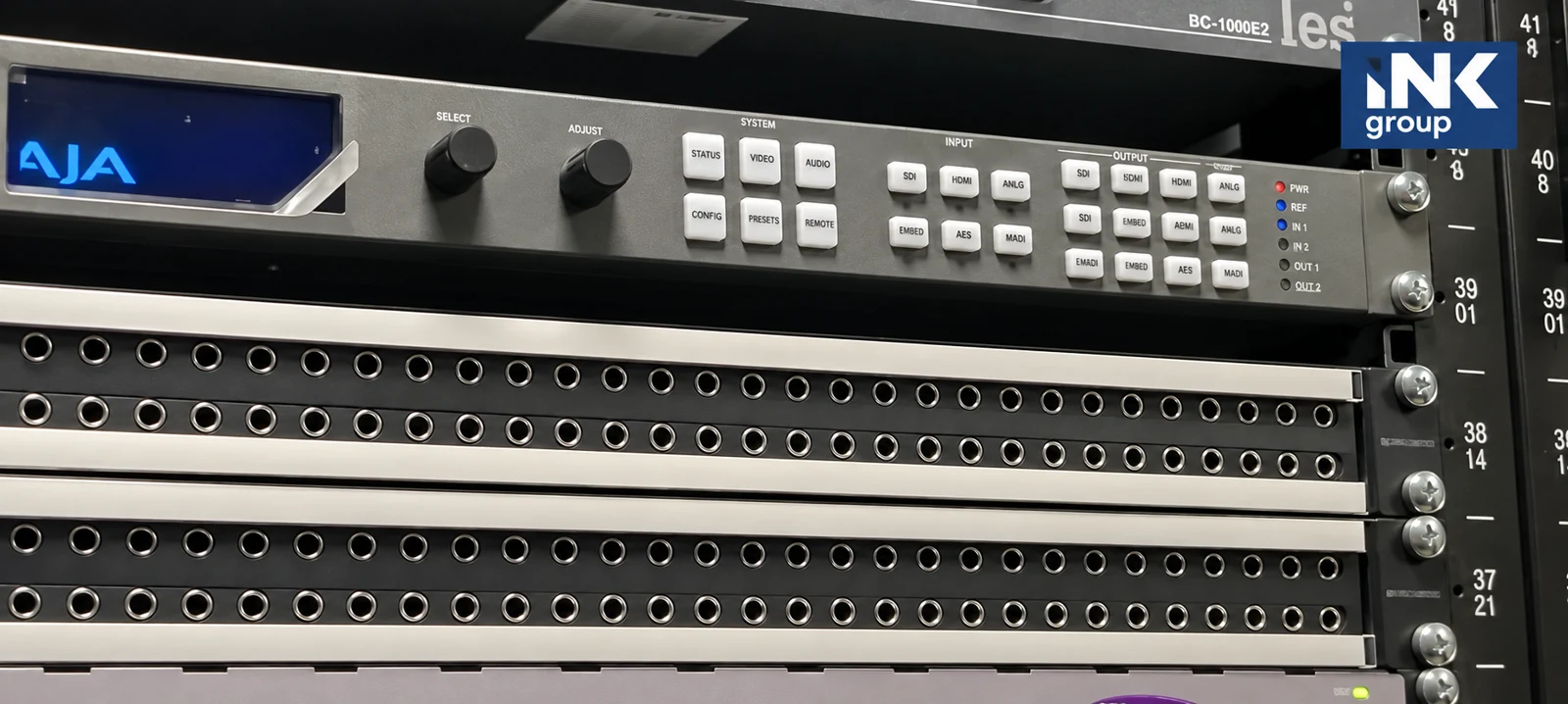 Equipment shown in the project footage — AI-enhanced project video frame.